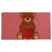 Teddy Love Kussensloop (Voorkant-Rechts)
