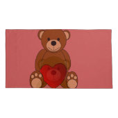 Teddy Love Kussensloop (Achterkant-Links)