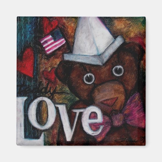 Teddy Love Magneet (Voorkant)