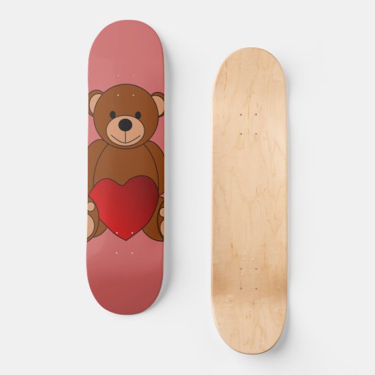 Teddy Love Persoonlijk Skateboard (Voorkant)