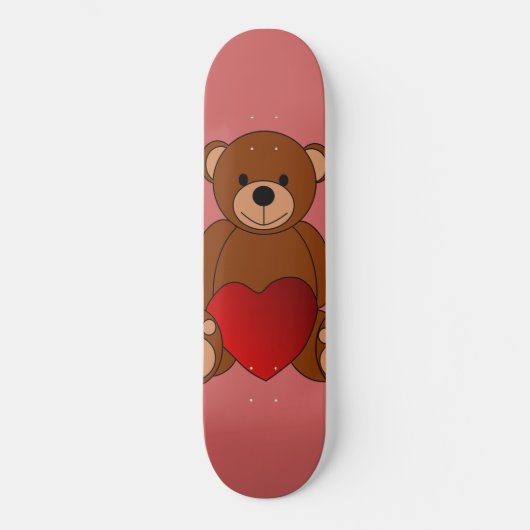Teddy Love Persoonlijk Skateboard (Voorkant)