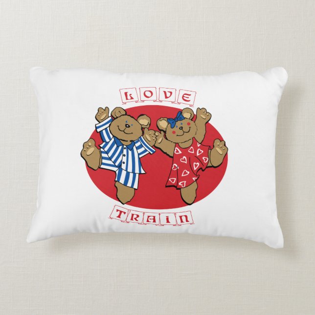 Teddy Love Pillow Accent Kussen (Achterkant)