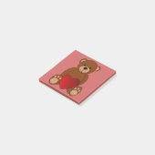 Teddy Love Post-it® Notes (Schuin)
