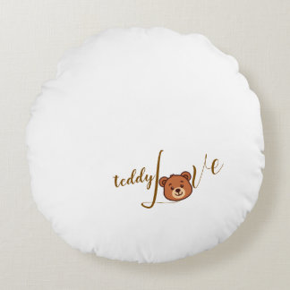 Teddy Love Round Pillow Rond Kussen