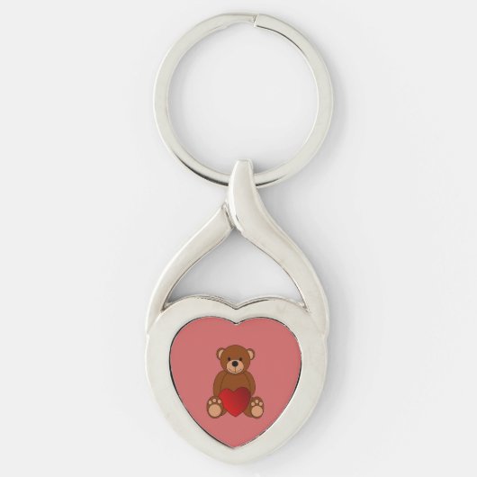 Teddy Love Sleutelhanger (Voorkant)