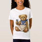 Teddy met een iPhone van Natasha Us T-shirt (Voorkant)