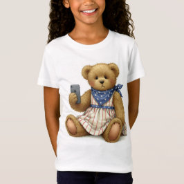 Teddy met een iPhone van Natasha Us T-shirt