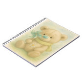 Teddy met een muntneus en gele sjaal van Natash Notitieboek (Linkerzijde)