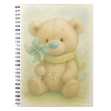 Teddy met een muntneus en gele sjaal van Natash