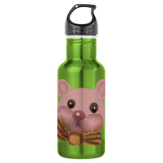 teddy met lint waterfles  (Voorkant)