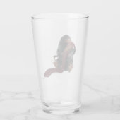 Teddy met Stropdas grafische kaart Glas (Achterkant)