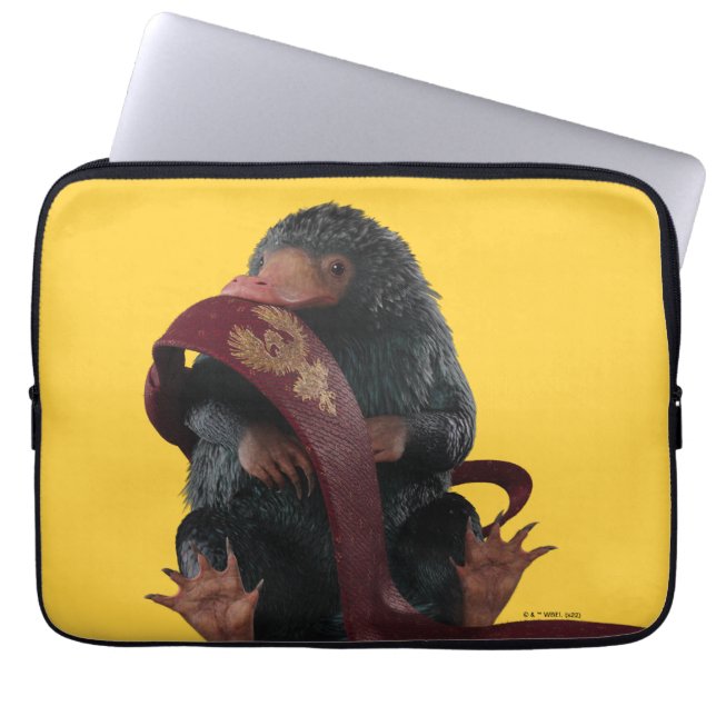 Teddy met Stropdas grafische kaart Laptop Sleeve (Voorkant)
