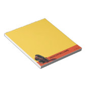 Teddy met Stropdas grafische kaart Notitieblok (Schuin)