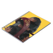 Teddy met Stropdas grafische kaart Notitieboek (Linkerzijde)