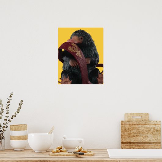 Teddy met Stropdas grafische kaart Poster (Keuken)