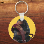 Teddy met Stropdas grafische kaart Sleutelhanger (Voorkant)