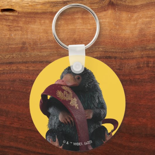 Teddy met Stropdas grafische kaart Sleutelhanger (Voorkant)