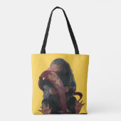 Teddy met Stropdas grafische kaart Tote Bag (Achterkant)