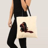 Teddy met Stropdas grafische kaart Tote Bag (Voorkant (product))