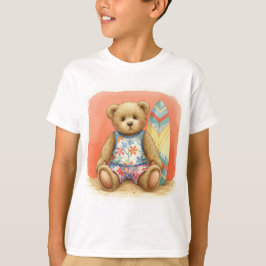 Teddy met surfplank van Natasha Us T-shirt