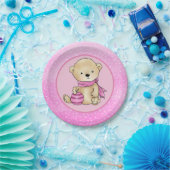 Teddy mit Ball pappteller Papieren Bordje (Feest)