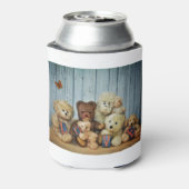 Teddy mit Freunde Blikjeskoeler (Blikje Achterkant)