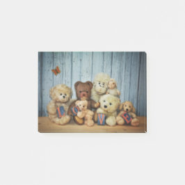 Teddy mit Freunde Post-it® Notes