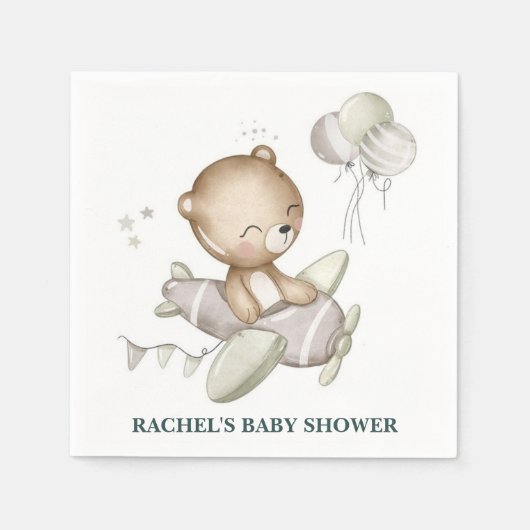 Teddy Napkin Servet (Voorkant)