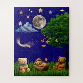 Teddy Night Park Esthetische Legpuzzel