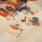 Teddy op het strand! Teddy Bear puzzel Legpuzzel (Zijkant)