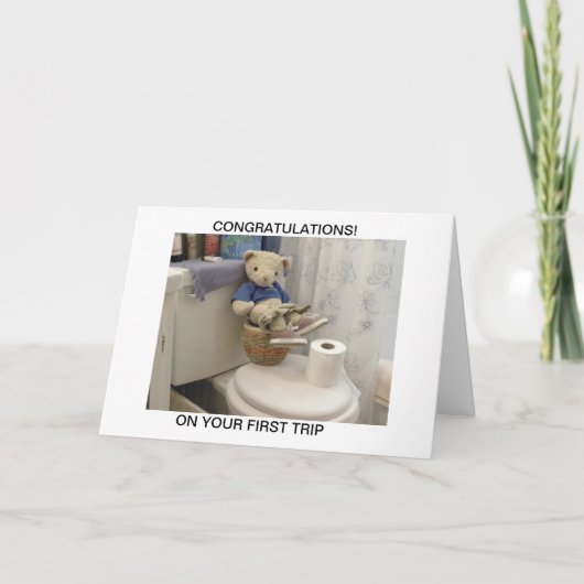 Teddy op Onbenullig Kaart (Voorkant)