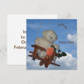 Teddy op reis   -  kaart (Voorkant / Achterkant)