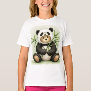 Teddy - Panda met bamboe van Natasha Us T-shirt