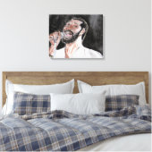 Teddy Pendergrass Canvas Afdruk (Insitu (Slaapkamer))