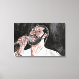 Teddy Pendergrass Canvas Afdruk