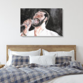 Teddy Pendergrass Canvas Afdruk (Insitu (Slaapkamer))