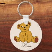 Teddy, personalisiert sleutelhanger (Voorkant)