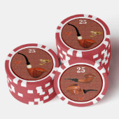 Teddy Poker Chip Rode Paddenstoelen (Opstapeling)