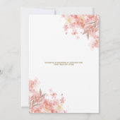 Teddy Polar Beer Pink Balloon Baby shower Kaart (Achterkant)