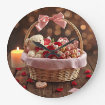 Teddy Roos Mand Romantische Valentijnsdecoratie