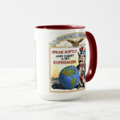 Teddy Roosevelt 1904 Campagne Mok (Voorkant rechts)