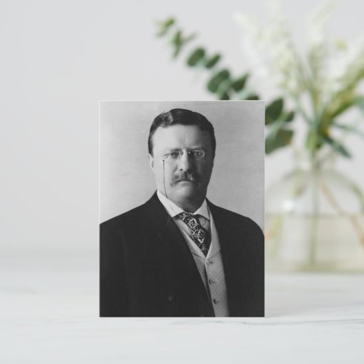 Teddy Roosevelt Briefkaart (Staand voorkant)