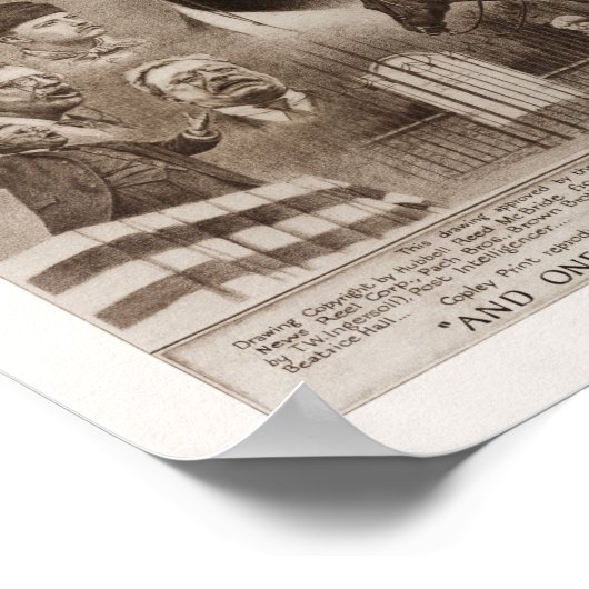 Teddy Roosevelt Collage of Life - 1923 Poster (Hoek)