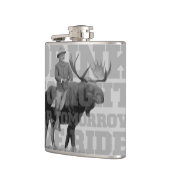 Teddy Roosevelt Drink Vanavond Heupfles (Links)