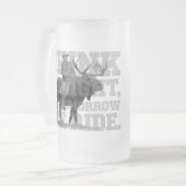 Teddy Roosevelt Drink Vanavond Matglas Bierpul (Voorkant links)