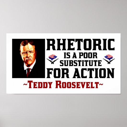 Teddy Roosevelt: Een tijd voor actie Poster (Voorkant)