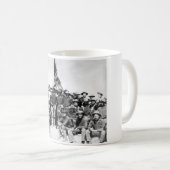 Teddy Roosevelt en de ruige riemen Koffiemok (Voorkant rechts)