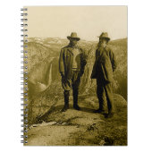 Teddy Roosevelt en John Muir bij Glacier Point Notitieboek (Voorkant)