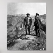 Teddy Roosevelt en John Muir - Glacier Point Poster (Voorkant)