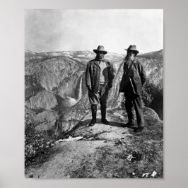 Teddy Roosevelt en John Muir - Glacier Point Poster
